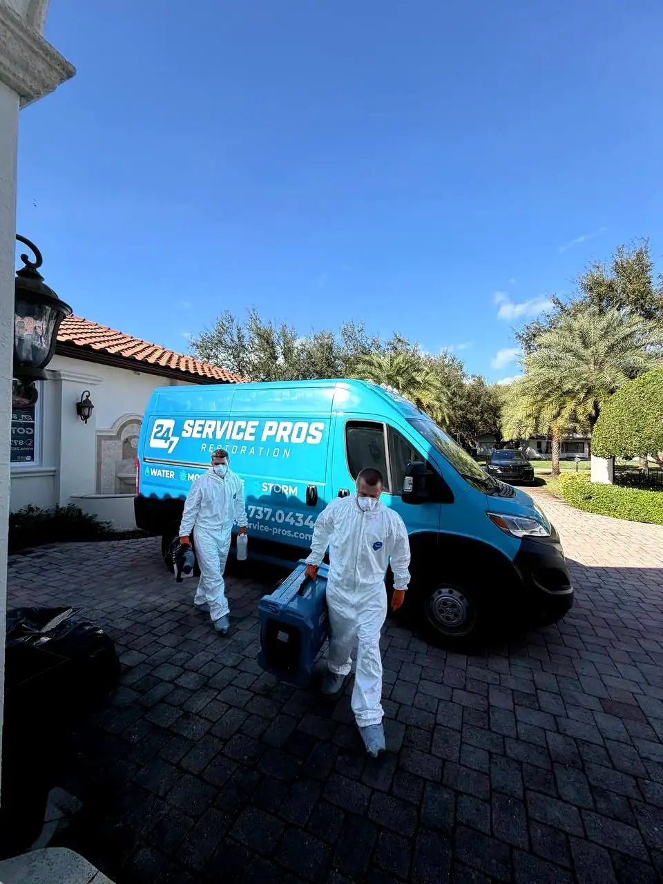 24/7 Service Pros service vehicle ready for emergency calls in Cooper City, FL