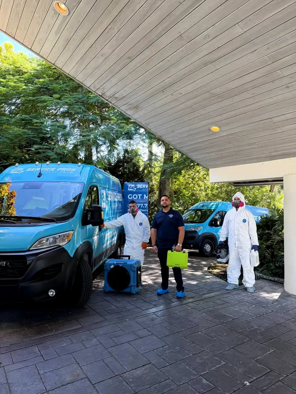 24/7 Service Pros service vehicle ready for emergency calls in Golden Beach, FL