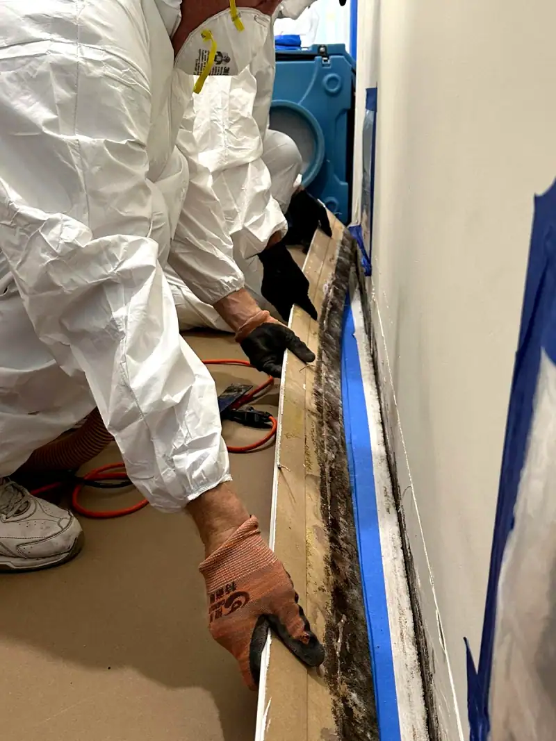 24/7 Service Pros technicians working on water damage restoration in Miramar, FL