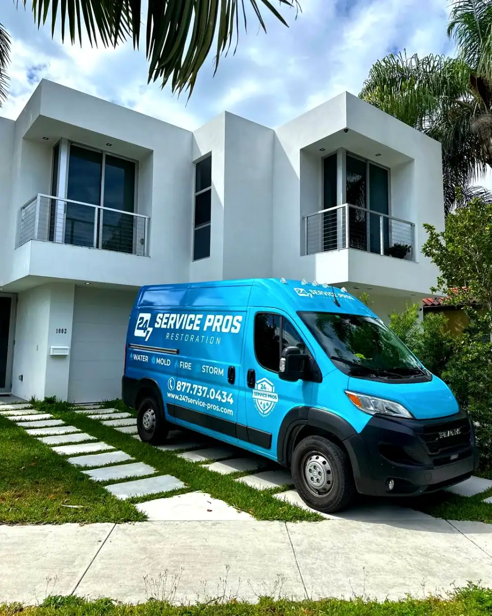 24/7 Service Pros service vehicle ready for emergency calls in Parkland, FL