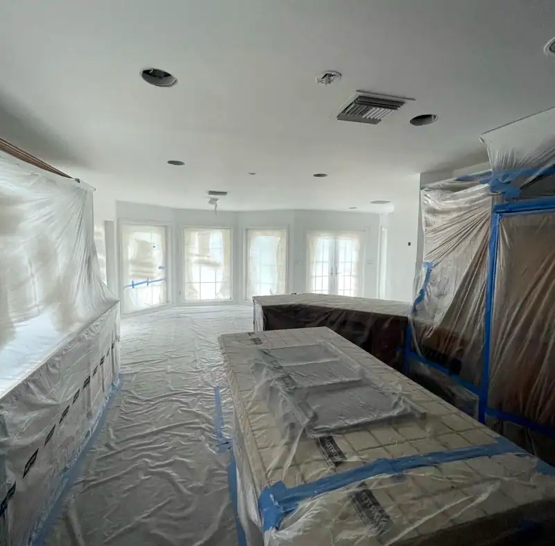 24/7 Service Pros technicians working on water damage restoration in West Palm Beach, FL
