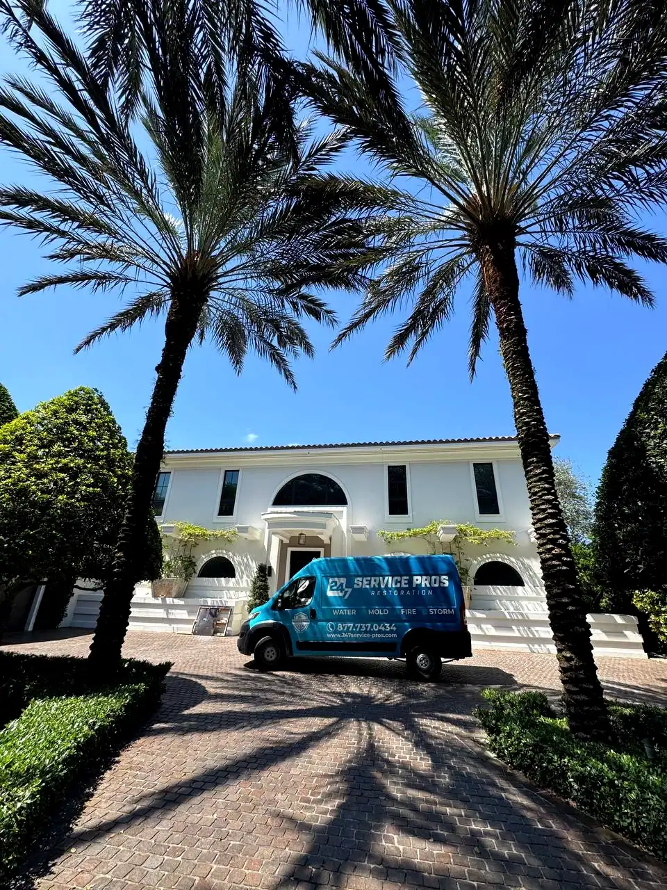 24/7 Service Pros service vehicle ready for emergency calls in Weston, FL
