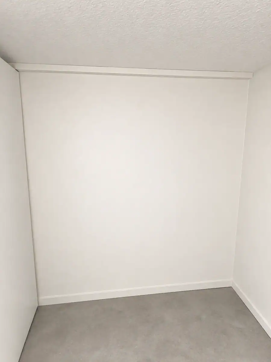 Clean documented remediation area after professional mold removal
