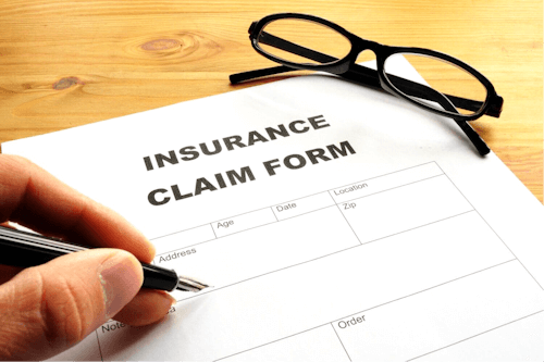 water damage insurance claim form